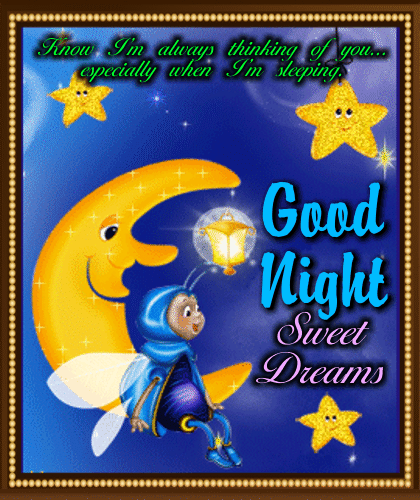 A Sweet Good Night Ecard For You.