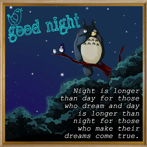 Night Is Longer Than Day. Free Good Night eCards, Greeting Cards | 123