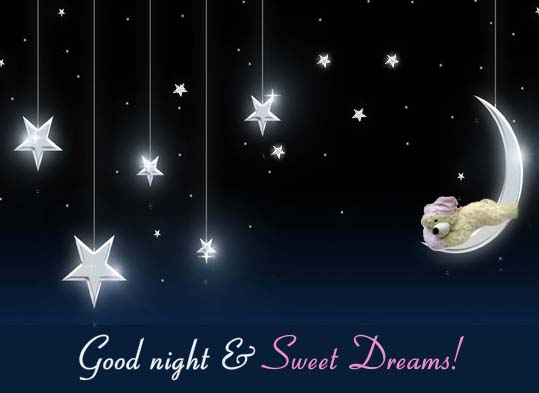 Wish You A Good Night & Sweet Dreams. Free Good Night eCards | 123