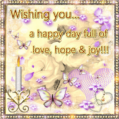 Wishing you a happy day