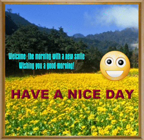 Image result for welcome the day gif