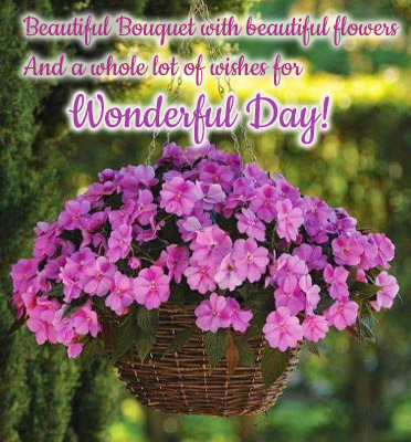 Bouquet With Beautiful Flowers... Free Have a Great Day eCards | 123