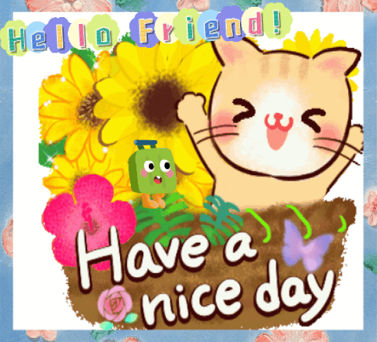 Cute Nice Day Card For Someone.