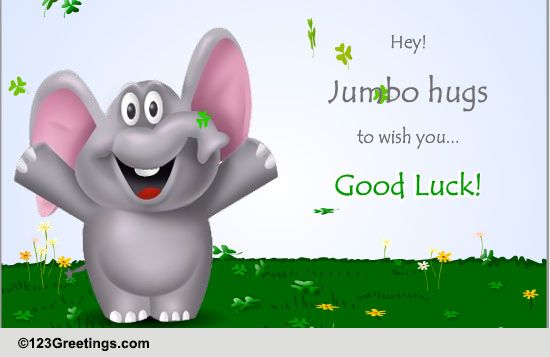 Everyday Good Luck Cards, Free Everyday Good Luck Wishes, Greeting