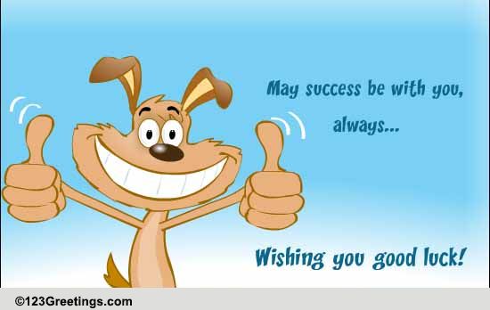 Everyday Good Luck Cards, Free Everyday Good Luck eCards, Greeting