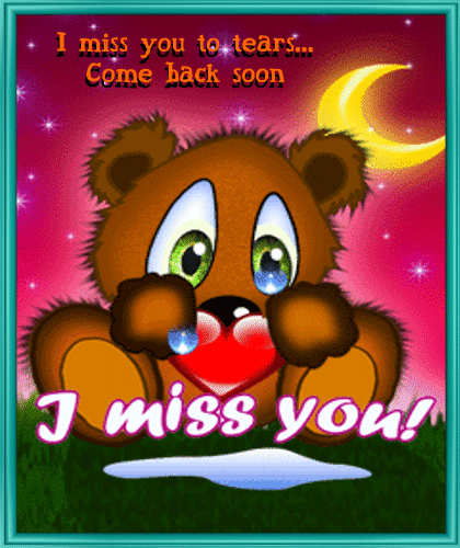 I Miss You Ecard Just For You. 