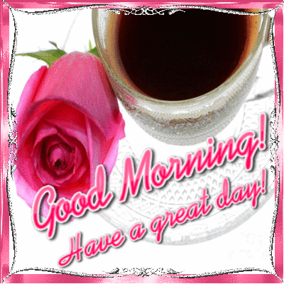 Good Morning Coffee And A Rose! Free Good Morning eCards, Greeting Cards |  123 Greetings