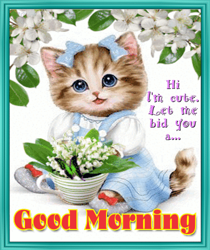 A Very Cute & Adorable Morning Ecard. Free Good Morning eCards | 123