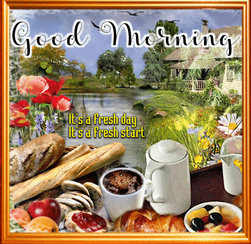 Fresh Day, Fresh Start. Free Good Morning eCards, Greeting Cards | 123