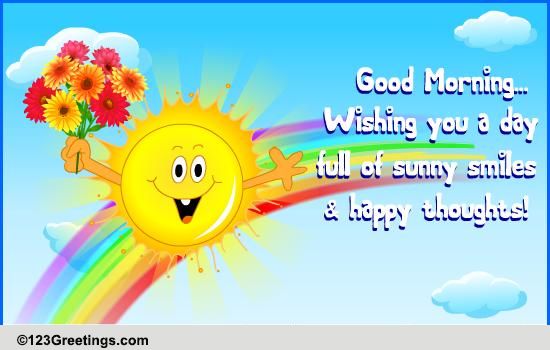 Happy Thoughts... Free Good Morning eCards, Greeting Cards
