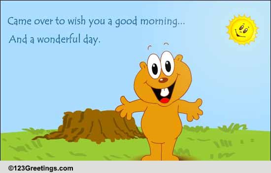 A Good Morning... Free Good Morning eCards, Greeting Cards | 123 Greetings