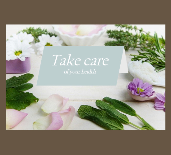 Take Care Of Your Health Flowers.
