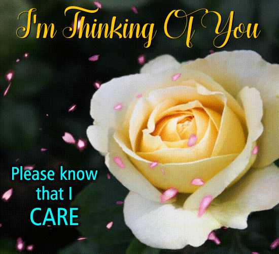 Please Know That I Care.