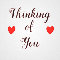 Thinking Of You Ecard For Your Love.
