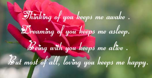 Loving You Keeps Me Happy. Free Thinking of You eCards, Greeting Cards