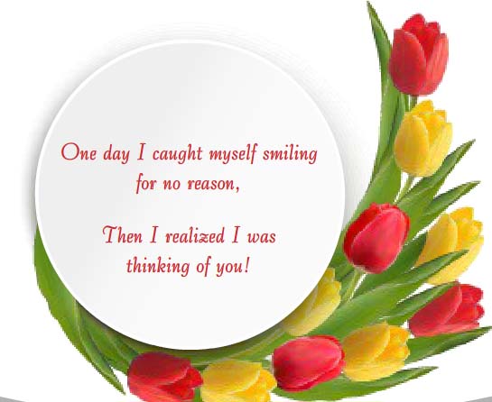 Smiling For No Reason Free Thinking Of You ECards Greeting Cards 