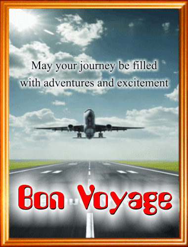 Bon Voyage Card. Free Bon Voyage eCards, Greeting Cards | 123 Greetings