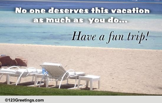 have a great vacation wishes