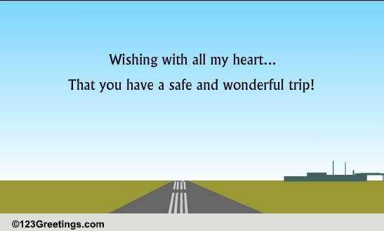 Safe Journey! Free Bon Voyage eCards, Greeting Cards | 123 Greetings