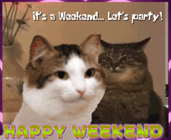 A Happy Weekend Party Ecard For You.