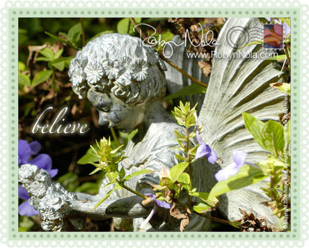 Angels In The Garden By Robyn Nola.