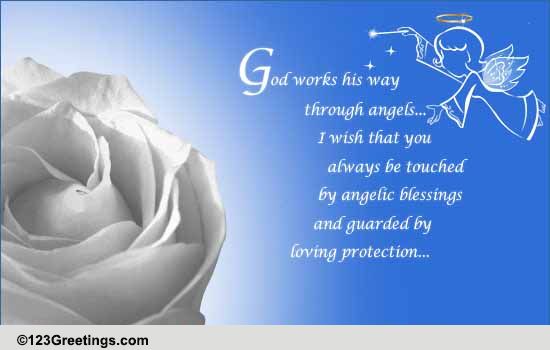 Angelic Blessings! Free Angel eCards, Greeting Cards | 123 Greetings