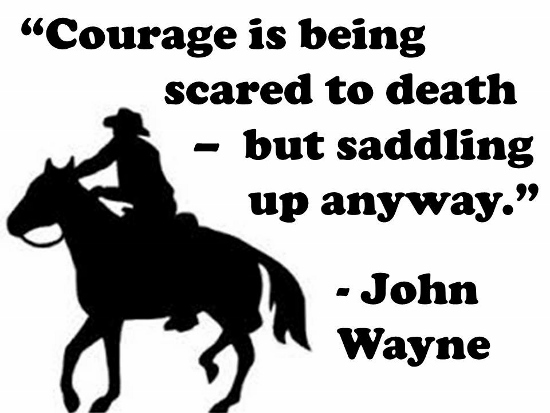 On Courage...