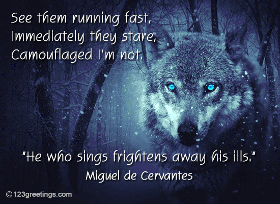 A Haiku On Wolves.