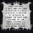 Blessing In Disguise.