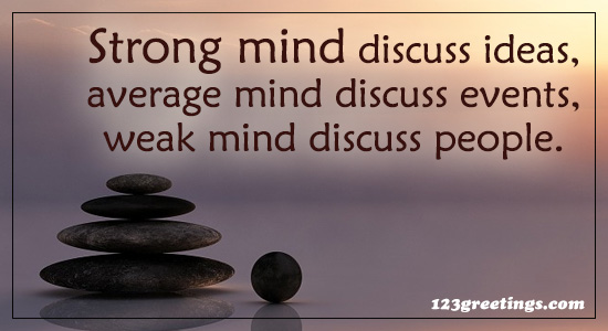 Strong Mind Discuss...