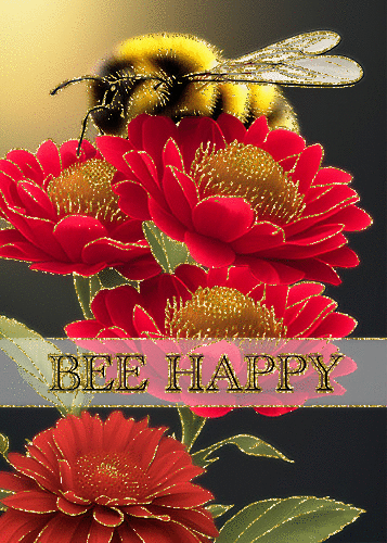 Happy Bee Images GIFs
