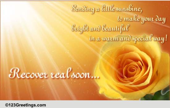 Recover Real Soon... Free Recovery eCards, Greeting Cards 123 Greetings
