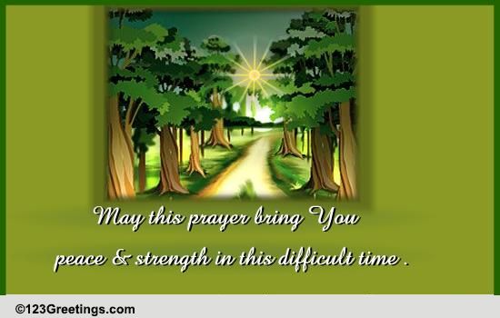 A Prayer For You... Free Sympathy & Condolences eCards | 123 Greetings