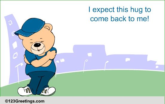 Send A Long Distance Hug! Free Just Because eCards ...