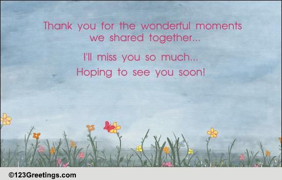 Till We Meet Again... Free Miss You eCards, Greeting Cards | 123 Greetings