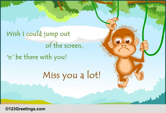 Miss You Message... Free Miss You eCards, Greeting Cards | 123 Greetings