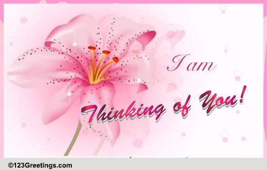 In Someones Thoughts Free Thinking Of You Ecards Greeting Cards 123 Greetings 4807