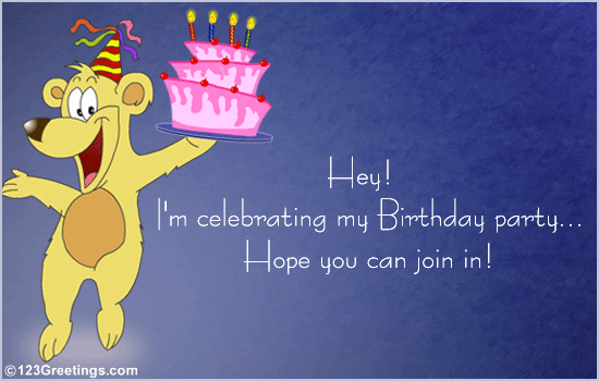 It's My Birthday... Free Birthday Party eCards, Greeting Cards | 123  Greetings