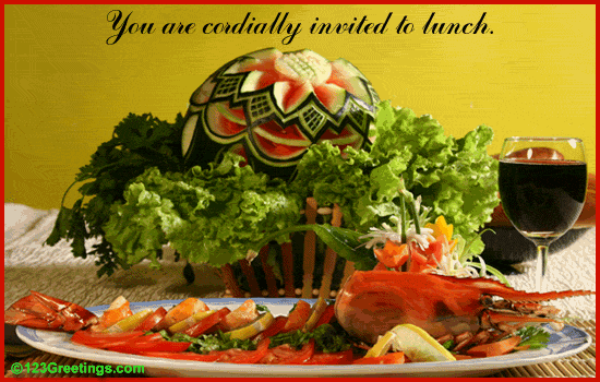 Join Us For Lunch.