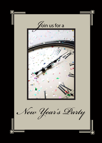 New Year’s Eve Party Invitation.