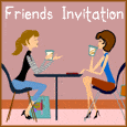 Card For Friends Invitation.