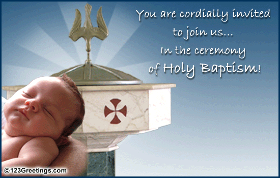 Join In Holy Baptism!