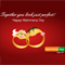 Together On Happy Matrimony Day.