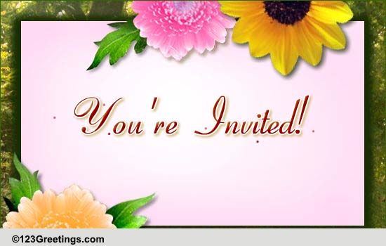 Invitation Free Save The Date ECards Greeting Cards 123 Greetings