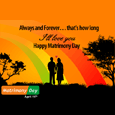 Happy Matrimony Day.