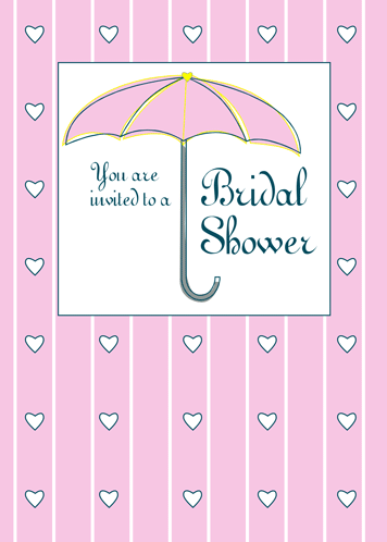 Bridal Shower Invitation In Pink!