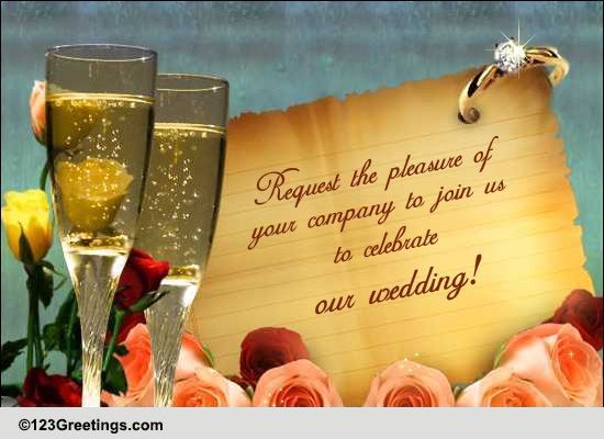 Formal Invite... Free Wedding eCards, Greeting Cards | 123 Greetings