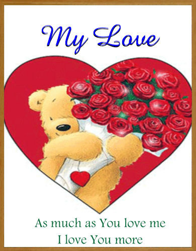 I Love You More. Free Madly in Love eCards, Greeting Cards | 123 Greetings
