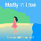 Madly In Love Lady On Beach.