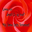 My Love Lasts Forever!
